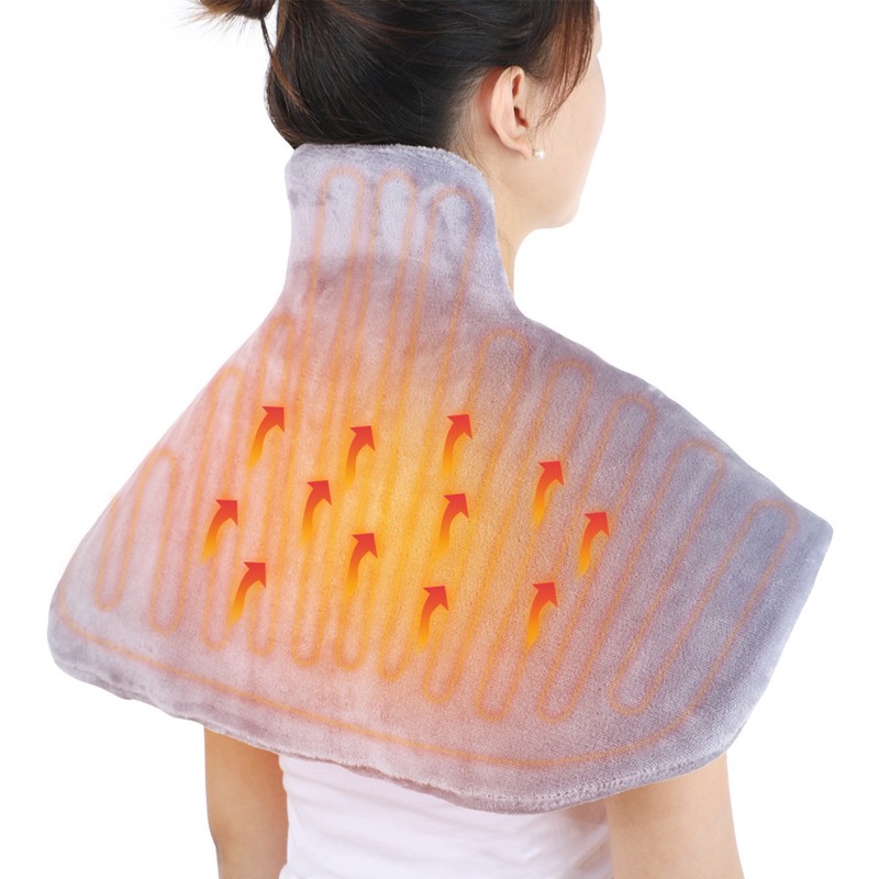 Heating Shoulder Pad 3 Levels Hot Compress Stress Relief Coral