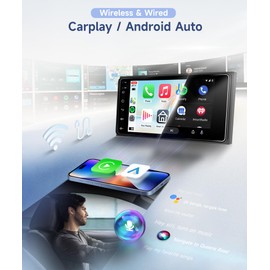 8 CORE 4G+64G Car Radio Stereo for Toyota Corolla 2003-2008/Camry 2002-2006/Highlander 2001-2007/RAV4 2001-2005, Wireless CarPlay/Android Auto 7" IPS Touch Screen Android 13 GPS WiFi DSP Camera