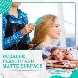 SiliFine 24 Pcs Hair Brush Combs Set Bulk Hairbrushes for Homeless Individually Wrapped Combs for Women Hotel Travel Nursing Charity Christmas(Green)