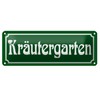 FEMER Tin Sign Herb Garden 27 x 10 cm Dill