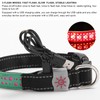 USB Rechargeable LED Pet Adjustable Carved Collar Dog Lighting Night