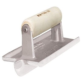 Bon 89-303 Cast Stainless Steel 6-Inch by 4-/12-Inch Concrete Bullet Groover, 1/2-Inch Bit Depth by 3/8-Inch Bit Width with Wood Handle