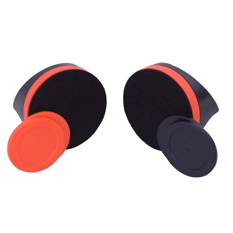 Plastic Air Hockey Strikers/Pushers, 2 PCS 4" Plastic Black Air