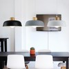 Hnexsei Metal Pendant Light Fixture, Modern Macaron Color Ceiling Hanging