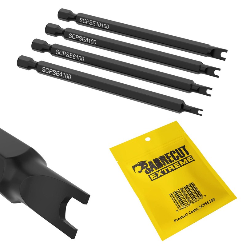 4 x SabreCut SCPSE100 Spanner Snake Eye Pigs Nose Security