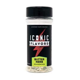 ICON Meals Gluten Free Zero Calorie Seasonings, Meal Prep, Flavor Enhancer, Keto Approved, Real Ingredients, Amazing Taste, Low Carb (Butter Herb)