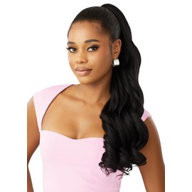 Outre Pretty Quick - Drawstring Pony - Neesha Glam Curl 24" (DR2/TIRAMISU)