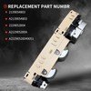 BELGEMAY Driver Power Window Switch (Black/Beige/Brown Base) - Fits Mercedes