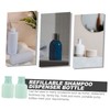 PACKOVE 2Pcs Refillable Pump Shampoo Dispenser Bottles Empty Lotion Bottles