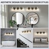 Bathroom Vanity Light Fixtures Over Mirror - Makeup Lighting Black