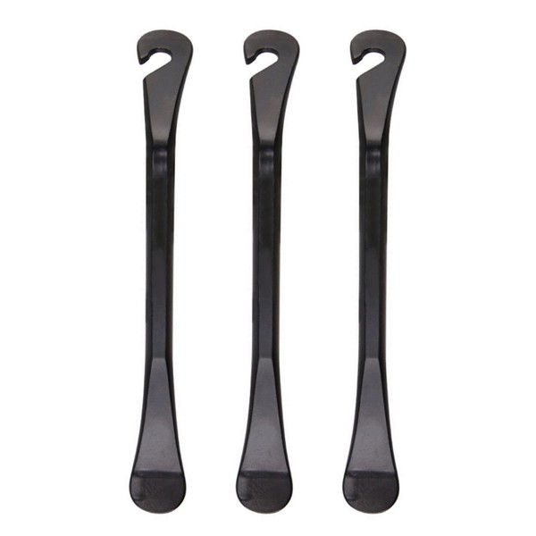 MAYOKIAAR Set of 3 tyre levers, black, bicycle repair kit,