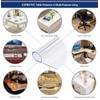 2 Set 12 X 24 Inch Square Clear Table Protector