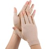 Women Sunblock-Fingerless Gloves UV-Sun-Protection Driving Non-Slip Gloves