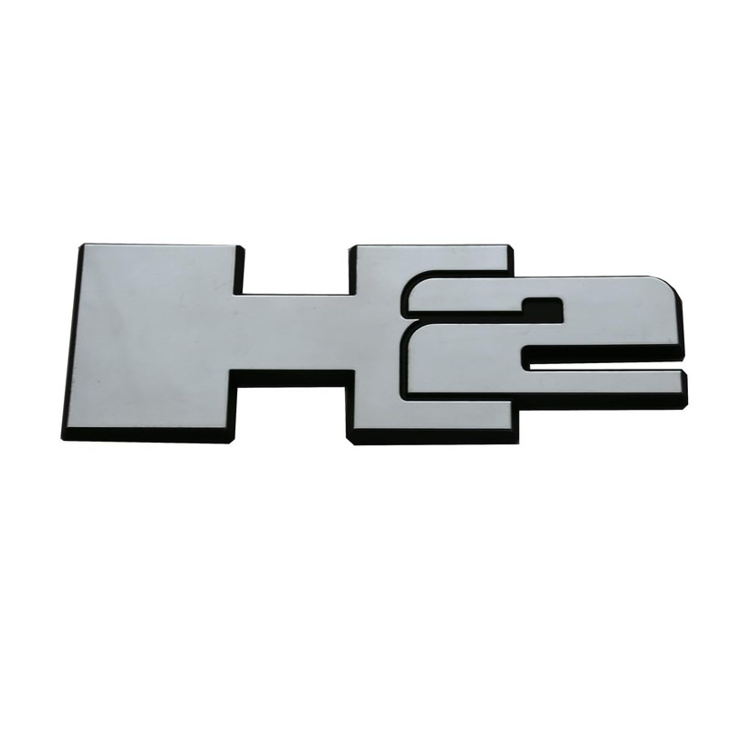 2pcs New H2 Rear Liftgate Door Nameplate 3D Badge Emblems