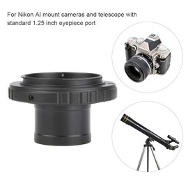 Anillo Adaptador en T, Para Telescopio de 1,25 Pulgadas, Para Cámara AI Mount, Aleación de Aluminio T2-AI Adaptador de Cámara, Adaptadores Fotográficos de Telescopios, Hilo de