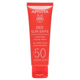 Apivita Bee Sun Safe gel-crema Hydra Fresh SPF50 50 ml – con propóleo, algas marinas y ácido hialurónico – protección alta, hidratación y frescor sin sensación grasa