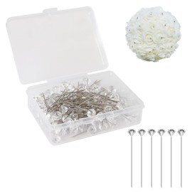 100 Pcs Bouquet Pins, Limso 2 Inch Corsage Boutonniere Pin, Corsage Pins Suitable for Bouquets, Handicrafts, Souvenirs, and DIY Crafts