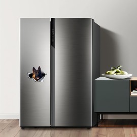 Car Stickers 18 cm German Shepherd Car Sticker German Shepherd Sticker Pet Dog Ripped Sticker Reflective Waterproof Car Sticker Car Bumper Rear Window Decor