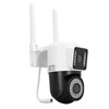 Dual Lens Security Camera HD 2MP Night Vision Motion Detection