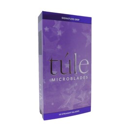 Túle Beauty Pack of 10 Microblades with Grip | .16mm 18 Curved Nano Microblades with Signature Rubber Grip