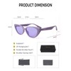 FIMOSON Cat Eye Sunglasses for Women Men, Trendy Retro Narrow