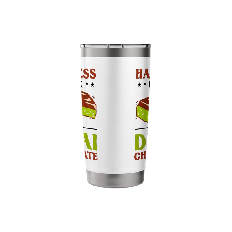 Dubai Chocolate Stainless Steel Insulated Tumbler