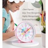 HOTIYOK Telling Time Teaching Clock Nursery Kids Learning Alarm Clock