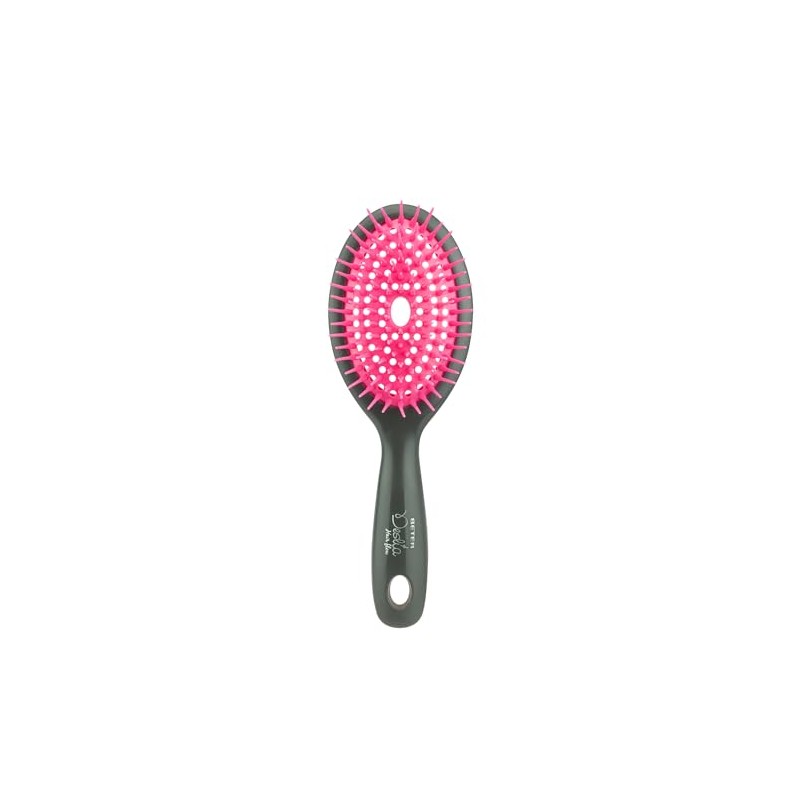 Deslía Hair Flow Cepillo Ovalado Pequeño Fucsia