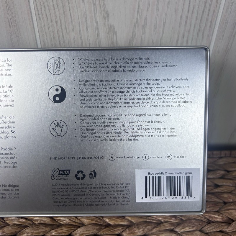 ikoo NEW in Box Ikoo Infusions Large X PADDLE Hair