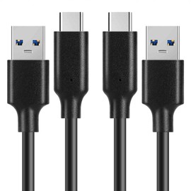 UrbanX (2-Pack USB C Android Auto Cable for Honor View 20, 3.3FT, 10Gbps, USB C 3.1 Gen 2 USB-A, 3A Type C Charger Fast Charging Sync Data Transfer Cord