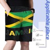 CUTEDWARF Men's Board Shorts Jamaican Flag Swim Trunks Summer Beach