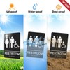 T&R Restroom Signs with Wheelchair Symbols for Business - 4