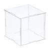 sourcing map Clear Display Case, Acrylic Box Assemble Dustproof Box