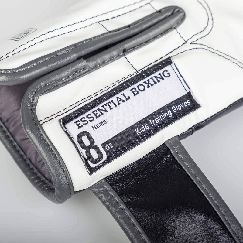 Kids Boxing Gloves for Training Unzen: 10 Colour: Black/White/Grey