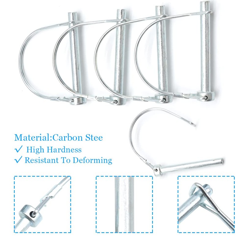 CEEYSEE Pack of 5 Locking Pin 8 mm x 70