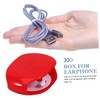 CAXUSD Cable Winder for Wired Earphones Earbuds Organizer Box Auto