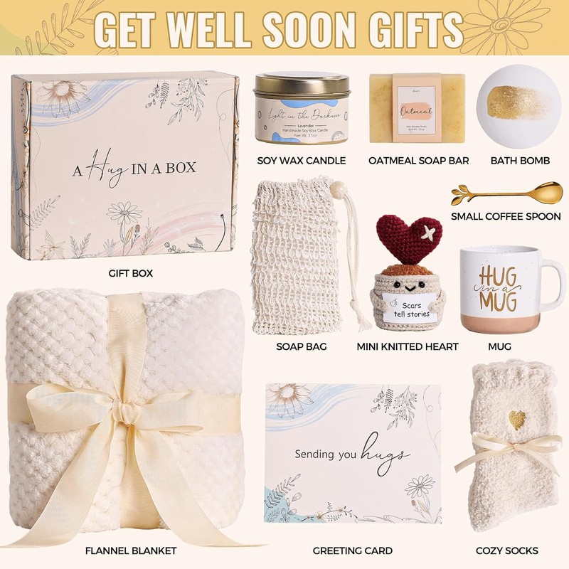 Cesta de Regalo Feel Better para Mujeres - Paquete de