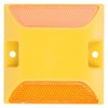 MOUMOUTEN Road Reflectors, 6Pcs Double Yellow Plastic Road Reflectors Street