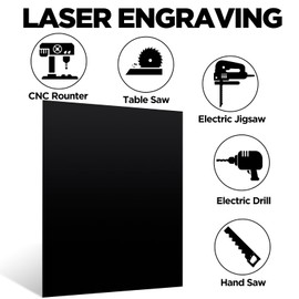 Frddiud Anodized Aluminum Sheet Metal 11.3 x 11.3 x 1/32 Inch Metal Plates Engraving Blanks for CNC Laser Engraving DIY Card, 0.8MM Thin Decorative Aluminum Metal Sheets for Crafting, House Decorat(2)