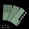 Glow in the dark stickers: 350 fluorescent stars and dots