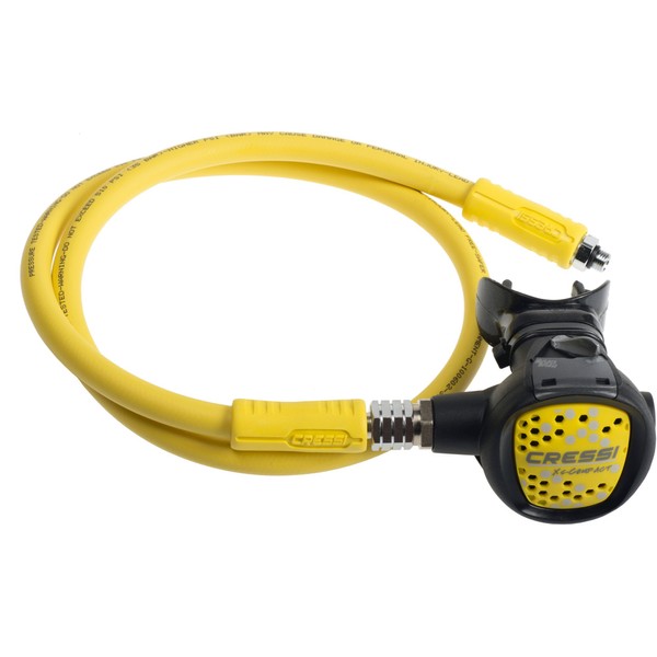 Cressi Octopus XS-Compact, light and flexible octopus for scuba diving, made in Italy