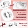 Higu clace Magnetic Eyelashes, Magnetic Eyelashes Without Eyeliner, Magnetic Eyelashes,