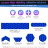 BacJueSin Bicycle Reflector Sticker Set, Reflector Sticker for Bicycle, Reflectors
