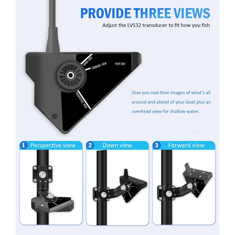 USSKYBOY 010-12970-00 Perspective Mode Transducer Mount fits for Panoptix Livescope