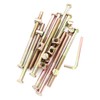 binifiMux Furniture Bolts and Barrel Nuts, M8 x 120mm Hex