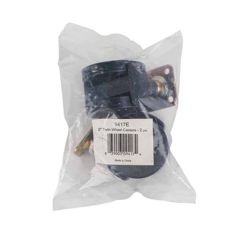 Shepherd Hardware 9417 2-Inch Office Chair Caster, Twin Wheel, 1-1/2-Inch