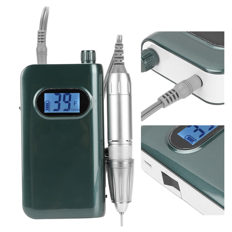 40000RPM Nail Drill Machine CW CCW Rotation Heat Dissipation Electric