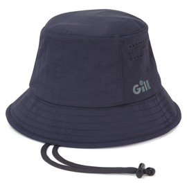 Gill Bucket Hat - Lightweight, Breathable, Quick Drying & UPF 50+ Sun Protection (Navy, M)