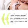 Eyelash Separator Tool, Silicone Base, Washable, Reusable, Smoother for Beauty