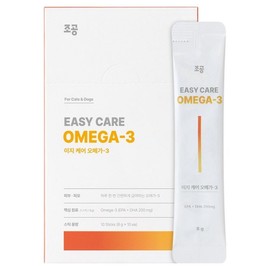 Tribute pet easy care stick nutritional supplement 10p, 80g, omega 3, 1 piece / 조공 반려동물 이지 케어 스틱 영양제 10p, 80g, 오메가3, 1개